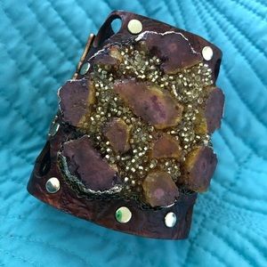 Feathers Cuff Bracelet